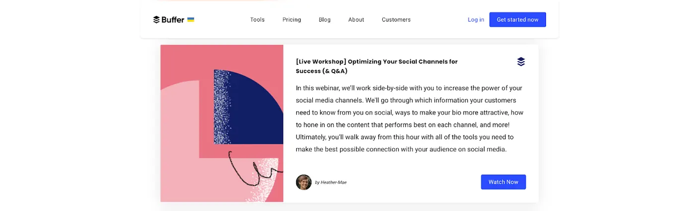 Bufferb webinars