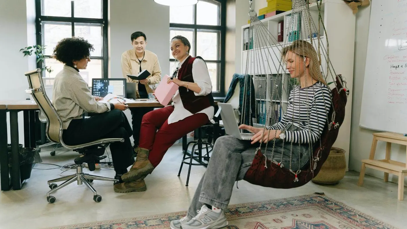 cheerful-colleagues-planning-together-in-the-office